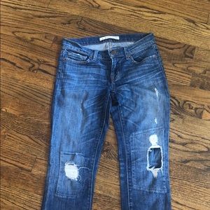 JBRAND distressed denim